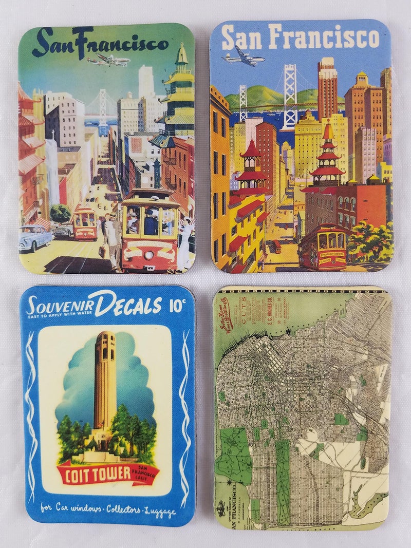 Cohpoh San Francisco Souvenirs Refrigerator Magnets Set of 24 Magnetic Fridge Magnet Home Decoration Accessories Arts Crafts - Image 5